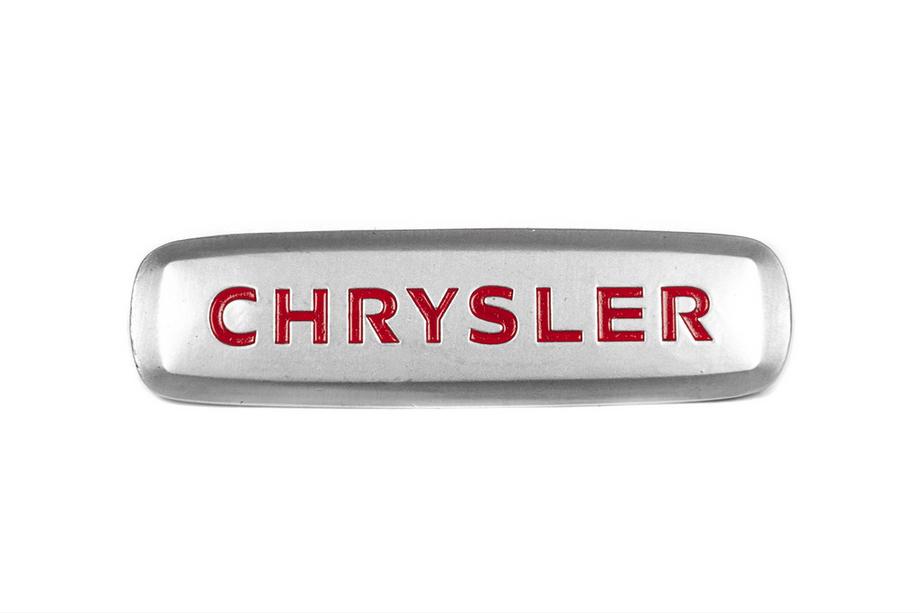 Chrysler Aluminium badge voor automatten (1 st.) Image