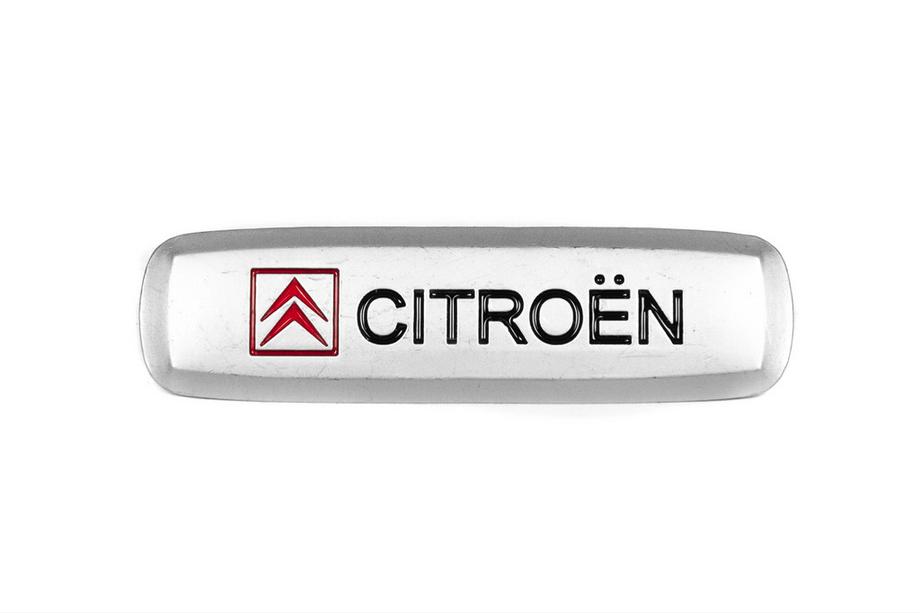 Citroen Aluminium badge voor automatten (1 st.) Foto 1