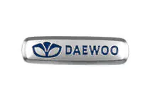 Daewoo Aluminium badge voor automatten (1 st.) foto 1