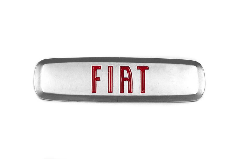 Fiat Aluminium badge voor automatten (1 st.) Image