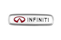 Infiniti Aluminium badge voor automatten (1 st.) foto 1