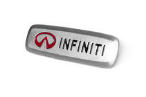 Infiniti Aluminium badge voor automatten (1 st.) foto 2
