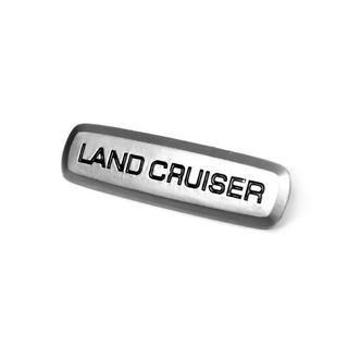 Land Cruiser aluminium embleem voor automatten (1 st.) foto 2