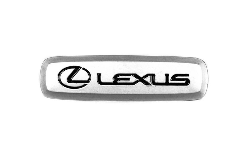 Lexus Aluminium badge voor automatten (1 st.) Foto 1