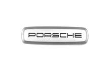 Porsche Aluminium badge voor automatten (1 st.) foto 1