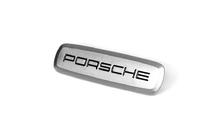 Porsche Aluminium badge voor automatten (1 st.) foto 2