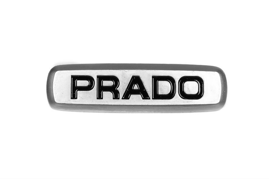 Toyota Prado aluminium embleem voor matten (1 st.) Image