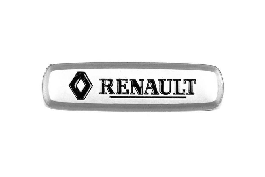 Renault Aluminium badge voor automatten (1 st.) Foto 1