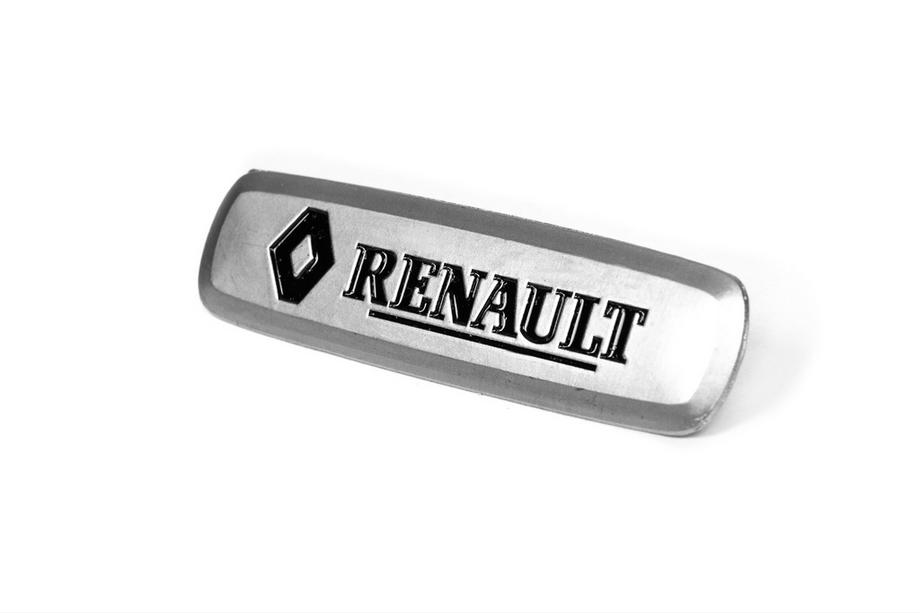 Renault Aluminium badge voor automatten (1 st.) Foto 3