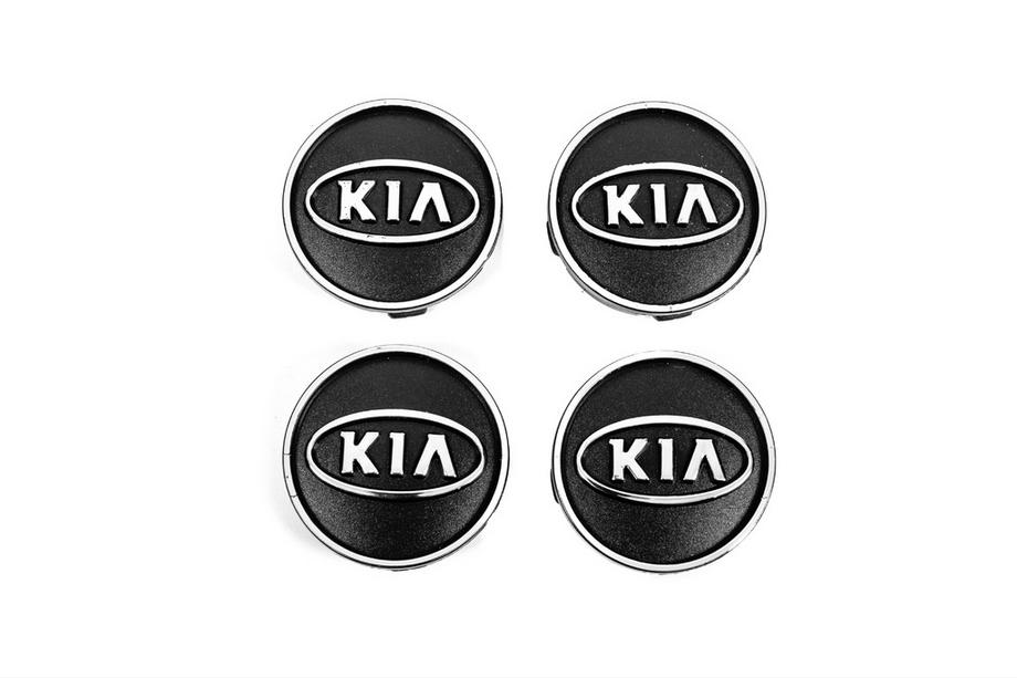 KIA Zwarte naafdoppen kia60tur-bl (59 mm naar 55 mm, set van 4) Foto 2