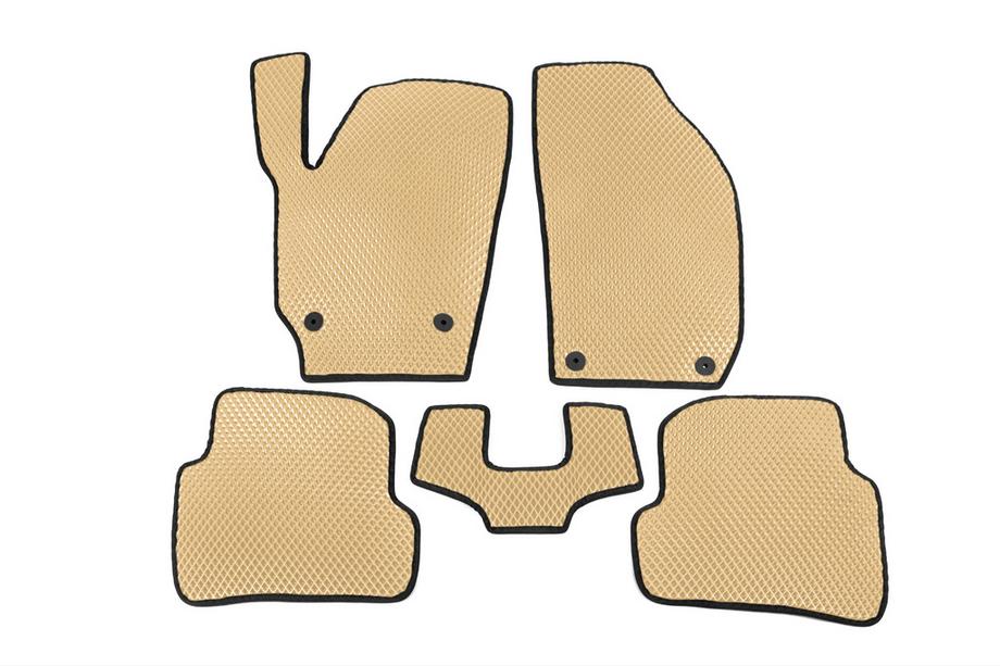Skoda Fabia 2007–2014 EVA automatten (Beige) Image
