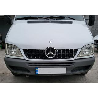GT Panamericana grille voorzijde Chrome Eco (CDI, 2002-2006) foto 1