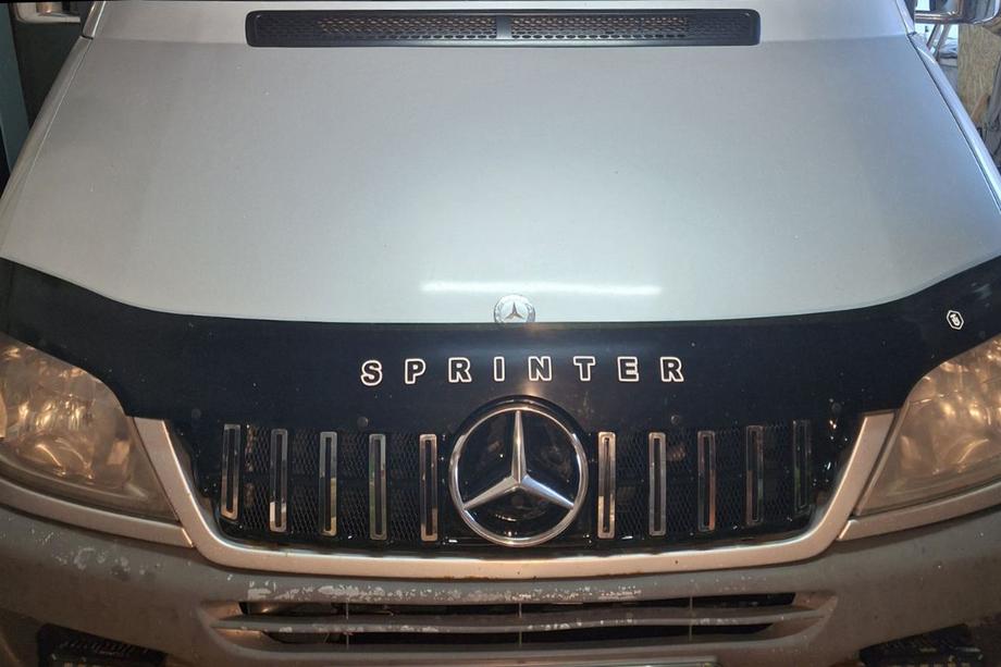 Mercedes Sprinter W901/902/903/904/905 1995–2006 GT Panamericana grille voorzijde Chrome Eco (CDI, 2002-2006) Foto 3