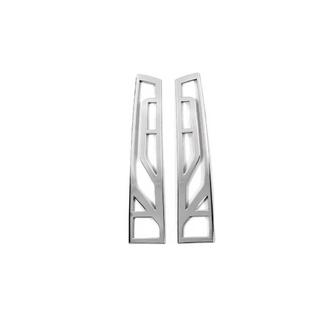 Carmos V-1 chrom sierlijsten voor achterlichten (2 stuks, RVS) foto 2