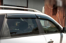 Kia Sorento II XM 2009–2014 Raamwindschermen met chromen sierlijst (set van 4, Niken) foto 2