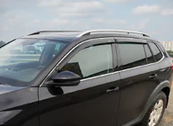 Skoda Kamiq 2019– Raamwindschermen met chroomstrip (2019-2023, 4 stuks, Niken) foto 1