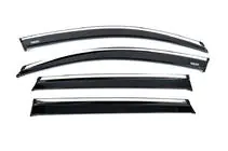 Skoda Kamiq 2019– Raamwindschermen met chroomstrip (2019-2023, 4 stuks, Niken) foto 2