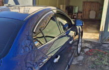 Renault Fluence 2009–2016 Raamwindschermen met chromen sierlijst (set van 4, Niken) foto 3