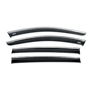 Raamwindschermen met chromen sierlijst (set van 4, Niken) foto 1