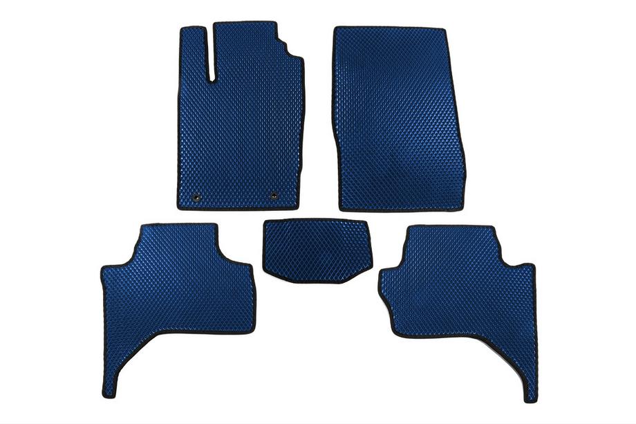 Mitsubishi L200 2015–2024 EVA automatten (Long base, Blauw) Image