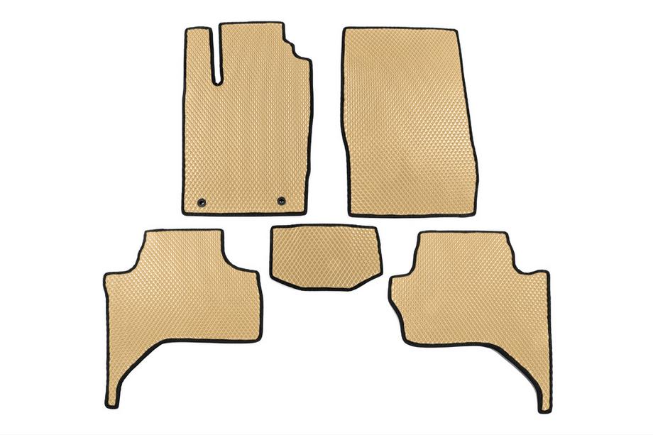 Mitsubishi L200 2015–2024 EVA automatten (Long base, Beige) Image