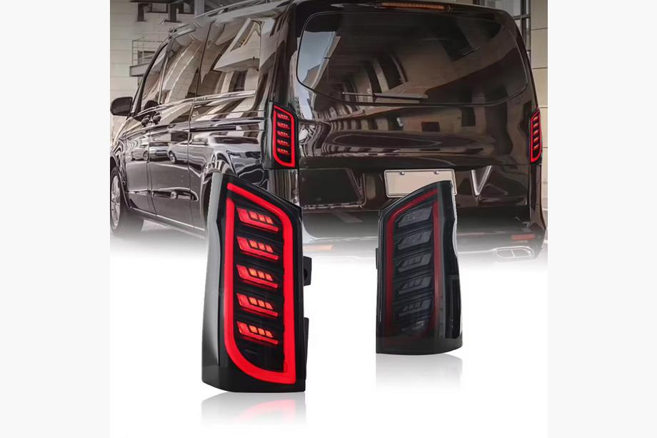 Mercedes Vito/V-klasse W447 2014– Achterlichten Black (voor Vito, 2 stuks) Image