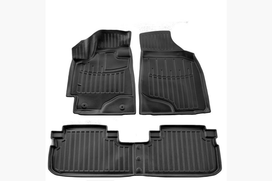 Toyota Highlander 2008–2013 Stingray 3D rubber automatten voor interieur (4 stuks) Image
