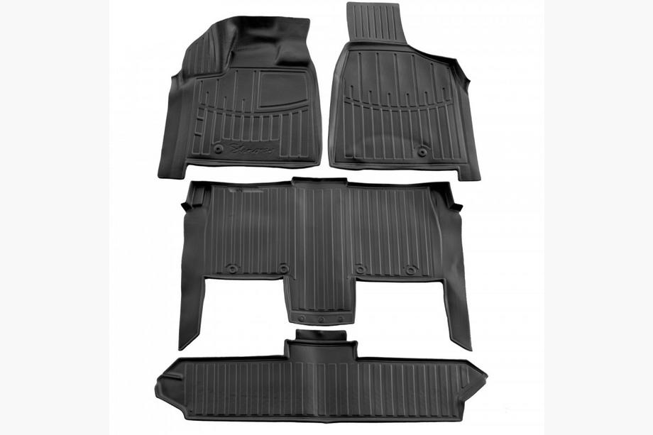 Dodge Grand Caravan V 2008–2020 Stingray 3D rubber automatten voor interieur (4 stuks) Foto 1