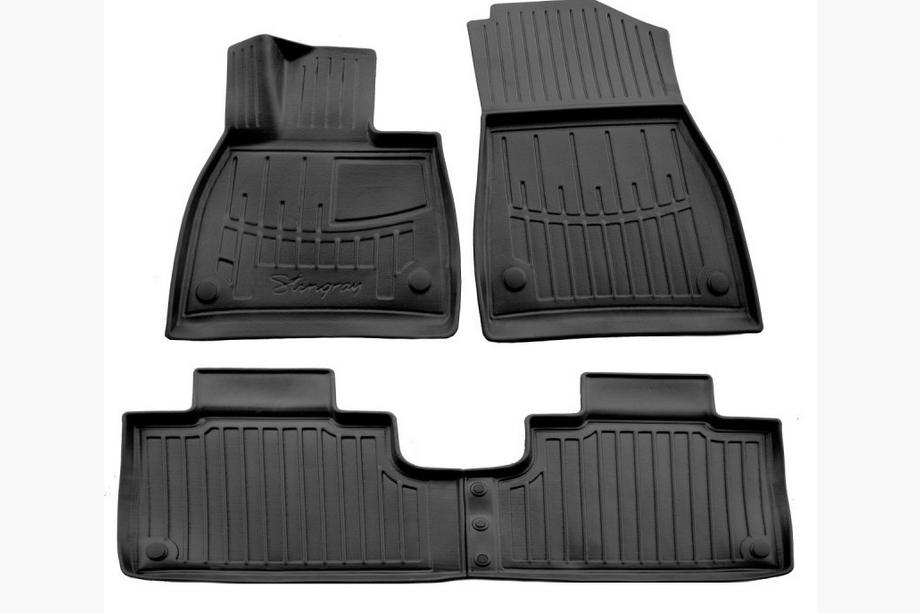 Mercedes EQS SUV 2022– Stingray 3D rubber automatten voor interieur (4 stuks) Image