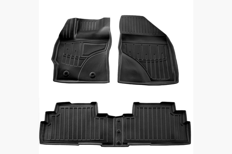 Toyota Verso 2009–2018 Stingray 3D rubber automatten voor het interieur (2009-2018, 4 stuks) Image