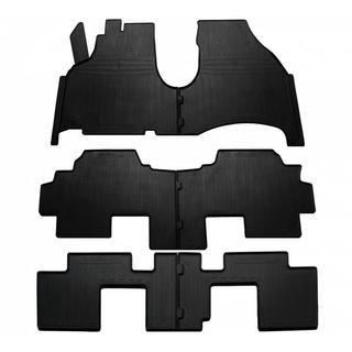 Stingray rubberen automatten voor interieur (3 rijen, 6 stuks)