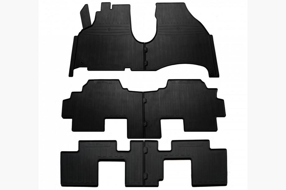 Peugeot 807 2002–2014 Stingray rubberen automatten voor interieur (3 rijen, 6 stuks) Image