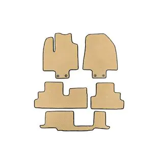 Vloermatten (3 rijen, EVA, beige) foto 1