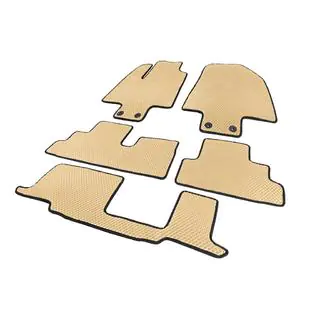Vloermatten (3 rijen, EVA, beige) foto 2