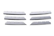 Renault Megane II 2004–2009 Grille sierlijsten (model 2004-2006, 6 stuks, RVS) Carmos - Turks staal foto 3