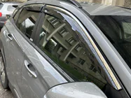 Hyundai Kona 2023– Raamwindschermen met chromen sierlijst (set van 4, Niken) foto 4