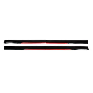 Universele side skirt dorpelcovers Niken Red (ABS) (4 stuks) foto 3