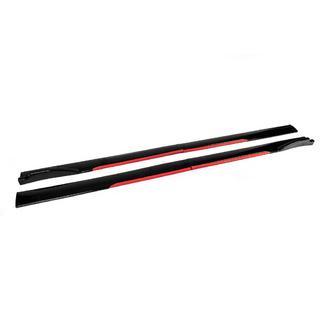 Universele side skirt dorpelcovers Niken Red (ABS) (4 stuks) foto 4