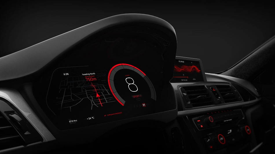 Digitaal instrumentenpaneel in een oude auto: kan dat?