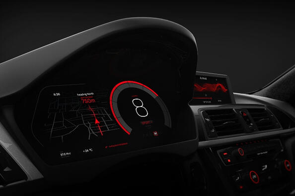 Digitaal instrumentenpaneel in een oude auto: kan dat?