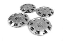 Volkswagen Crafter 2006–2016 Wieldoppen grijs ABS (1-rings, 4 stuks) foto 5