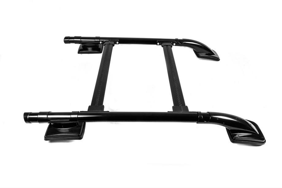 Toyota Hilux 2015– Dakrails Shark (met dwarsbalk) Zwarte kleur Foto 9