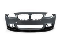 BMW 5 Serie F10/F11 2010–2016 Voorbumper lip DPT Lip V-1 (voor M-Performance, hoogglans zwart) foto 7