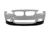 BMW 5 Serie F10/F11 2010–2016 Voorbumper lip DPT Lip V-1 (voor M-Performance, hoogglans zwart) foto 4