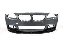 BMW 5 Serie F10/F11 2010–2016 Voorbumper lip DPT Lip V-2 (voor M-Performance, hoogglans zwart) foto 7