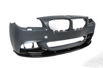 BMW 5 Serie F10/F11 2010–2016 Voorbumper lip DPT Lip V-2 (voor M-Performance, hoogglans zwart) foto 13