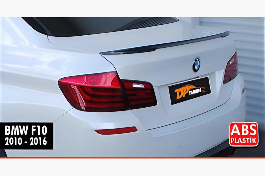 BMW 5 Serie F10/F11 2010–2016 MP-Style achterspoiler (voor F10, hoogglans zwart) Image