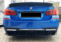 BMW 5 Serie F10/F11 2010–2016 Achterdiffuser DPT V-1 (voor M-Performance, hoogglans zwart) foto 5