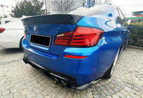 BMW 5 Serie F10/F11 2010–2016 Achterdiffuser DPT V-1 (voor M-Performance, hoogglans zwart) foto 7