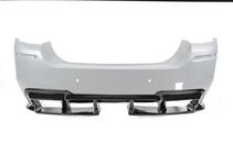 BMW 5 Serie F10/F11 2010–2016 Achterdiffuser DPT V-1 (voor M-Performance, hoogglans zwart) foto 4